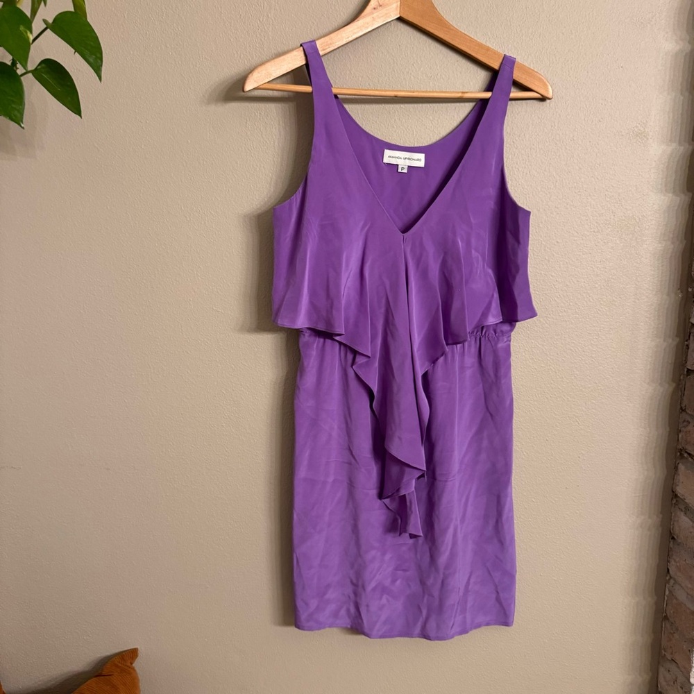 AMANDA‎ UPRICHARD Silk Mini Dress